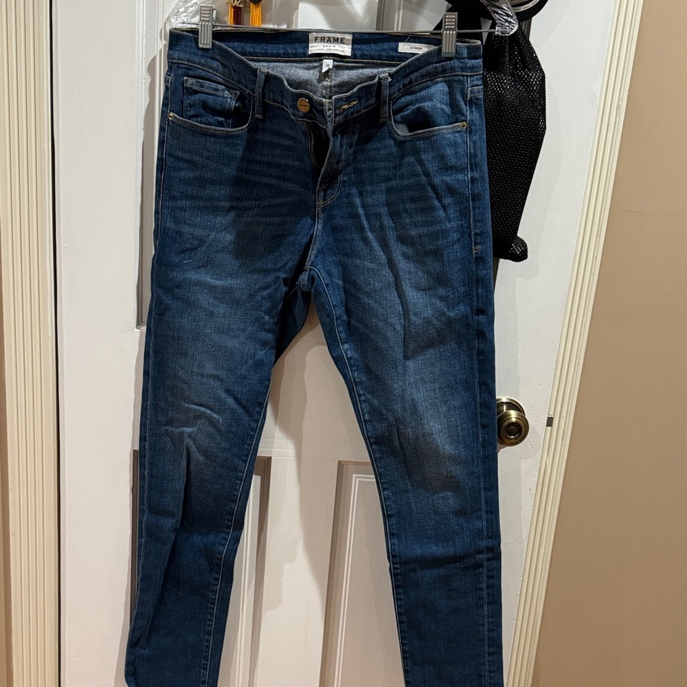 Frame Denim Women's Dark Blue Skinny Jeans